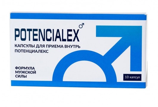 Средство для мужчин Potencialex - 10 капсул - Капиталпродукт - купить с доставкой в Абакане