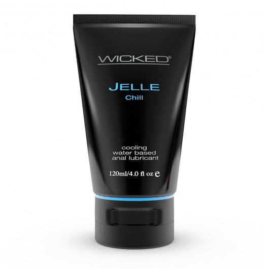 Анальный охлаждающий лубрикант WICKED JELLE CHILL на водной основе - 120 мл. - Wicked - купить с доставкой в Абакане