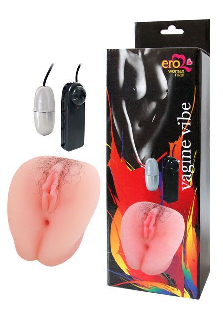 Телесная вибровагина Erowoman-Eroman - Bior toys - в Абакане купить с доставкой