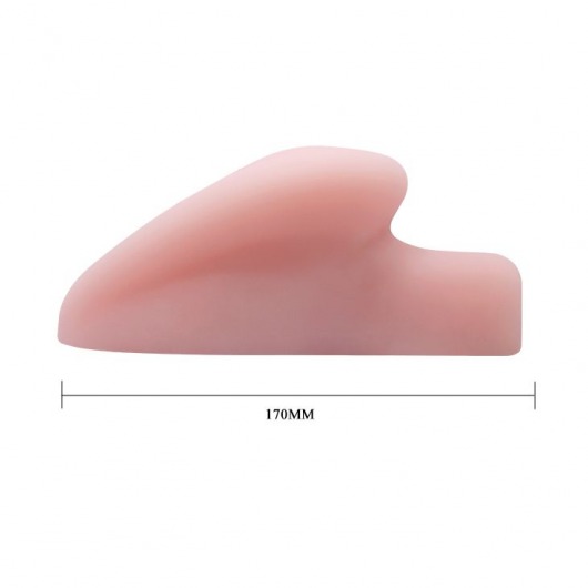 Телесная вибровагина Erowoman-Eroman - Bior toys - в Абакане купить с доставкой