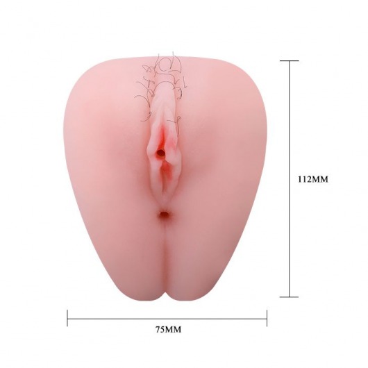 Телесная вибровагина Erowoman-Eroman - Bior toys - в Абакане купить с доставкой