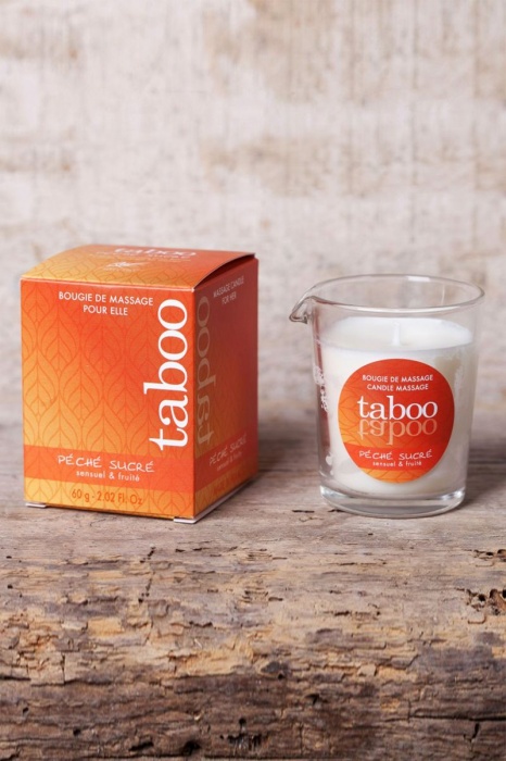 Массажное аромамасло с афродизиаками для женщин RUF Taboo Peche sucre - 60 гр. - RUF - купить с доставкой в Абакане