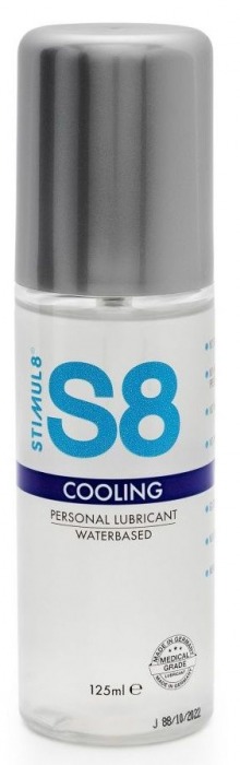 Охлаждающий лубрикант на водной основе S8 Cooling Lube - 125 мл. - Stimul8 - купить с доставкой в Абакане