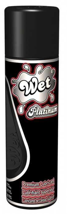 Гель-лубрикант на силиконовой основе Wet Platinum - 93 мл. - Wet International Inc. - купить с доставкой в Абакане