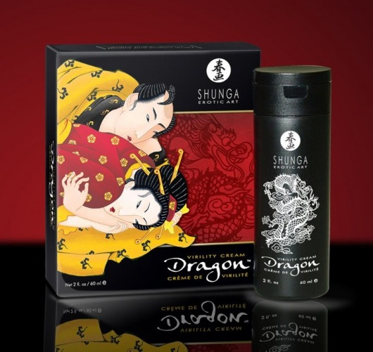 Интимный мужской крем  Дракон - Shunga - купить с доставкой в Абакане