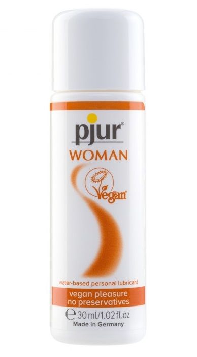 Лубрикант pjur WOMAN Vegan на водной основе - 30 мл. - Pjur - купить с доставкой в Абакане