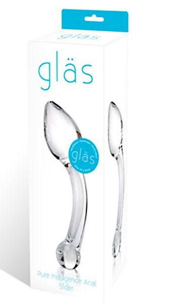 Прозрачная капля для массажа простаты Pure Slider - Glas - в Абакане купить с доставкой