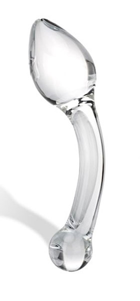Прозрачная капля для массажа простаты Pure Slider - Glas - в Абакане купить с доставкой