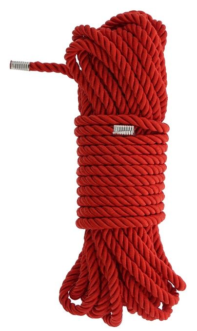 Красная веревка DELUXE BONDAGE ROPE - 10 м. - Dream Toys - купить с доставкой в Абакане