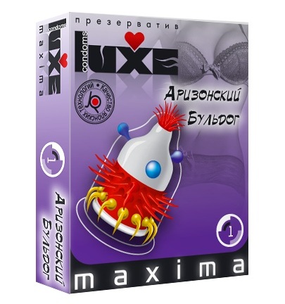 Презерватив LUXE Maxima  Аризонский Бульдог  - 1 шт. - Luxe - купить с доставкой в Абакане