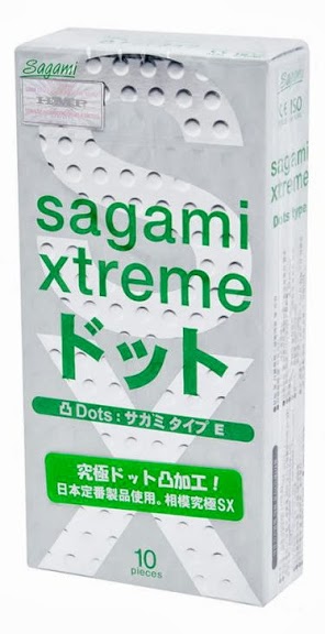 Презервативы Sagami Xtreme Type-E с точками - 10 шт. - Sagami - купить с доставкой в Абакане