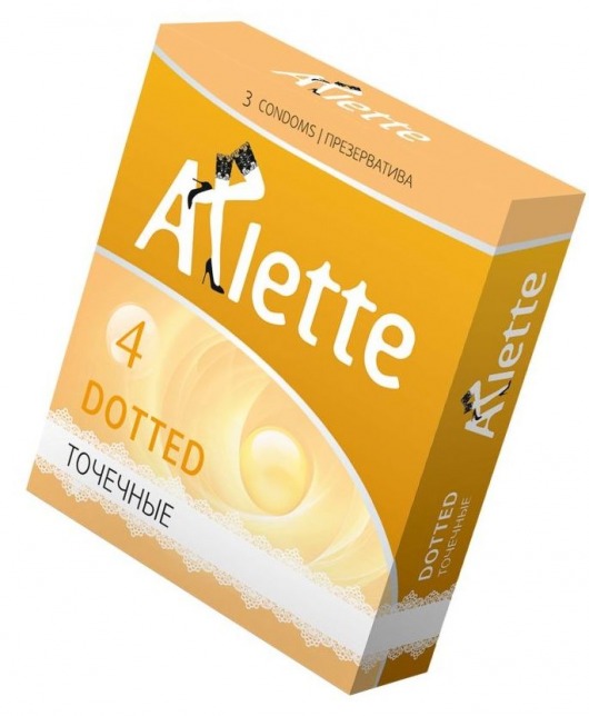 Презервативы Arlette Dotted с точечной текстурой - 3 шт. - Arlette - купить с доставкой в Абакане
