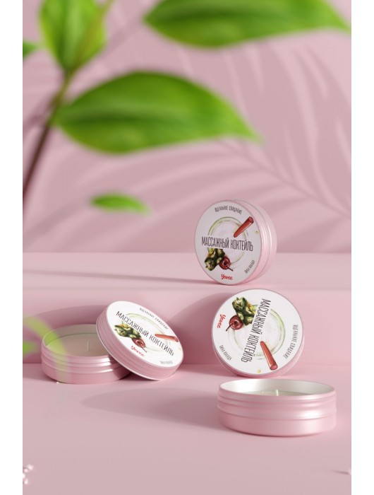 Массажная свеча «Массажный коктейль» с ароматом пина колады - 30 мл. - ToyFa - купить с доставкой в Абакане