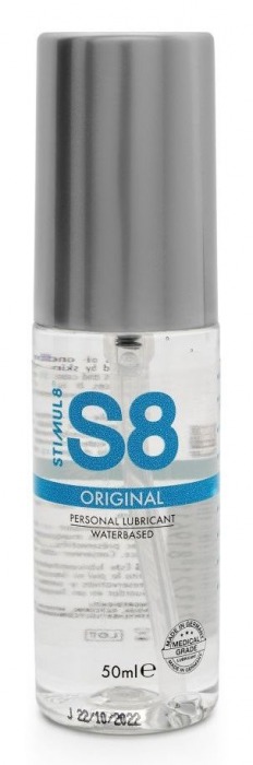 Универсальный лубрикант на водной осноdе S8 Original Lube - 50 мл. - Stimul8 - купить с доставкой в Абакане