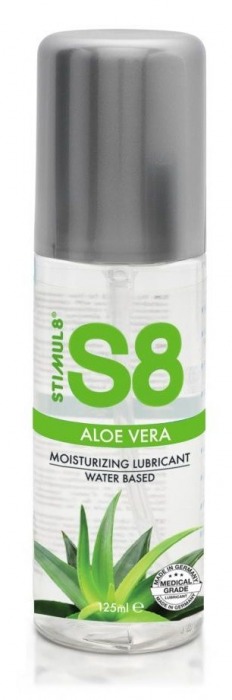 Лубрикант на водной основе S8 Aloe Vera Lube - 125 мл. - Stimul8 - купить с доставкой в Абакане