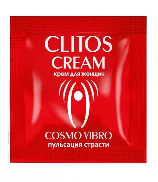 Пробник возбуждающего крема для женщин Clitos Cream - 1,5 гр. - Биоритм - купить с доставкой в Абакане