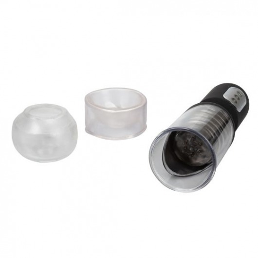 Автоматическая вакуумная помпа с вибрацией Get Hard Head Pump Set - California Exotic Novelties - в Абакане купить с доставкой