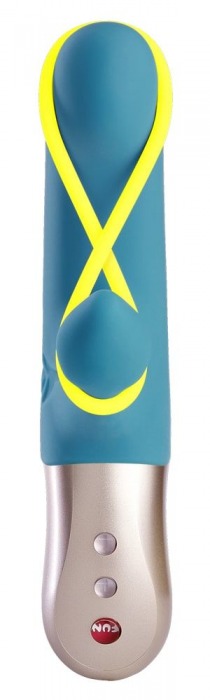 Бирюзовый мини-вибратор Amorino - Fun Factory