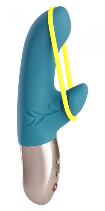 Бирюзовый мини-вибратор Amorino - Fun Factory