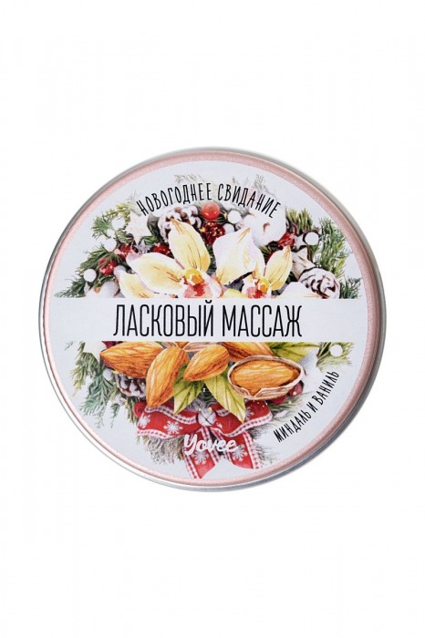 Массажная свеча «Ласковый массаж» с ароматом миндаля и ванили - 30 мл. - ToyFa - купить с доставкой в Абакане