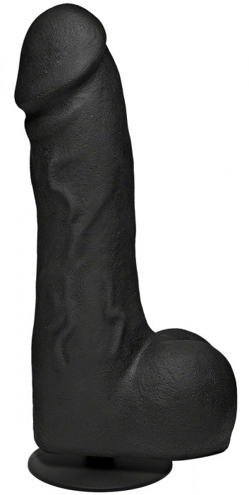 Черный фаллоимитатор-гигант с присоской-плагом The Really Big Dick - 30,5 см. - Doc Johnson