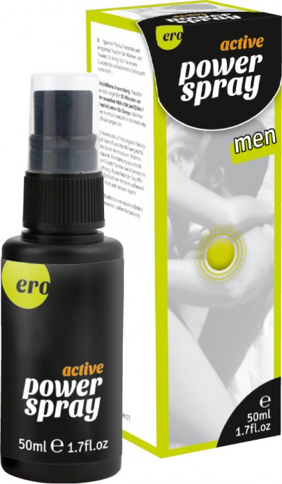 Стимулирующий спрей для мужчин Active Power Spray - 50 мл. - Ero - купить с доставкой в Абакане