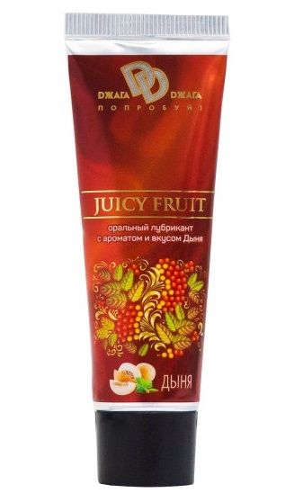 Интимный съедобный лубрикант JUICY FRUIT с ароматом дыни - 30 мл. - БиоМед - купить с доставкой в Абакане