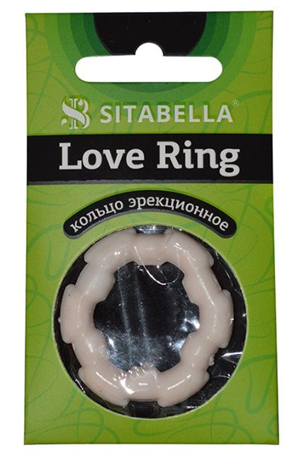 Фигурное эрекционное кольцо из киберкожи - Sitabella - в Абакане купить с доставкой