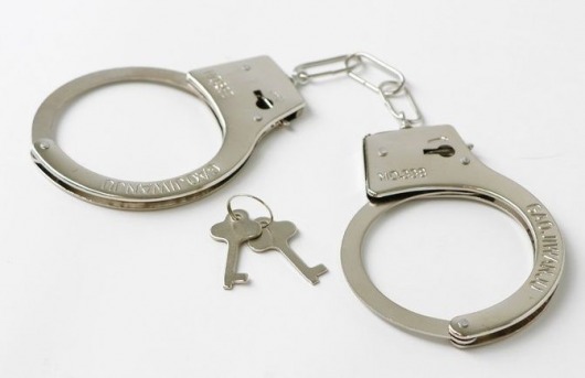 Серебристые наручники с ключиками - Сима-Ленд - купить с доставкой в Абакане