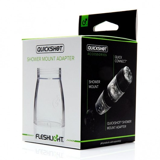 Адаптер для мастурбаторов Fleshlight Quickshot и присоски Shower Mount - Fleshlight - в Абакане купить с доставкой