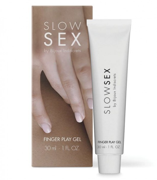 Гель для мастурбации с ароматом кокоса Slow Sex Finger Play Gel - 30 мл. - Bijoux Indiscrets - купить с доставкой в Абакане