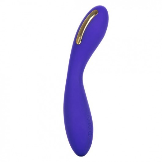 Фиолетовый вибратор с электростимуляцией Intimate E-Stimulator Wand - 21,5 см. - California Exotic Novelties - купить с доставкой в Абакане