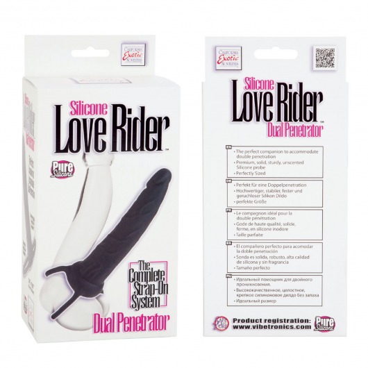 Насадка на пенис Silicone Love Rider Dual Penetrator для двойного проникновения - 14 см. - California Exotic Novelties - в Абакане купить с доставкой