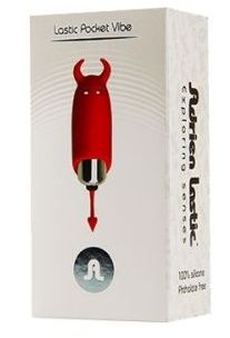 Красный вибростимулятор Devol Mini Vibrator - 8,5 см. - Adrien Lastic