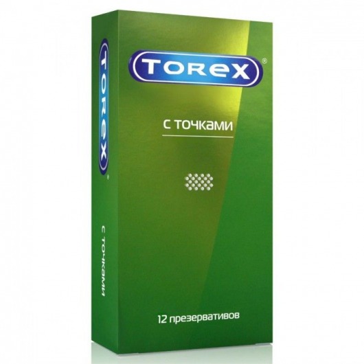 Текстурированные презервативы Torex  С точками  - 12 шт. - Torex - купить с доставкой в Абакане