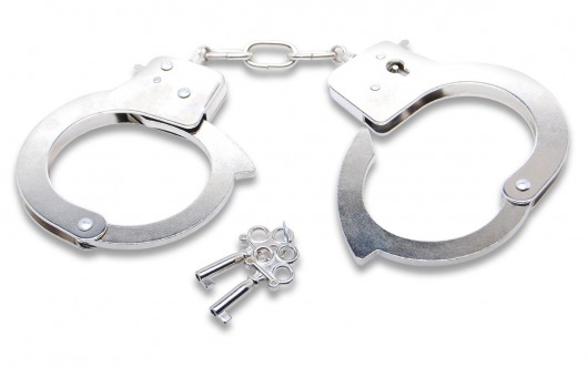 Наручники с ключами Official Handcuffs - Pipedream - купить с доставкой в Абакане