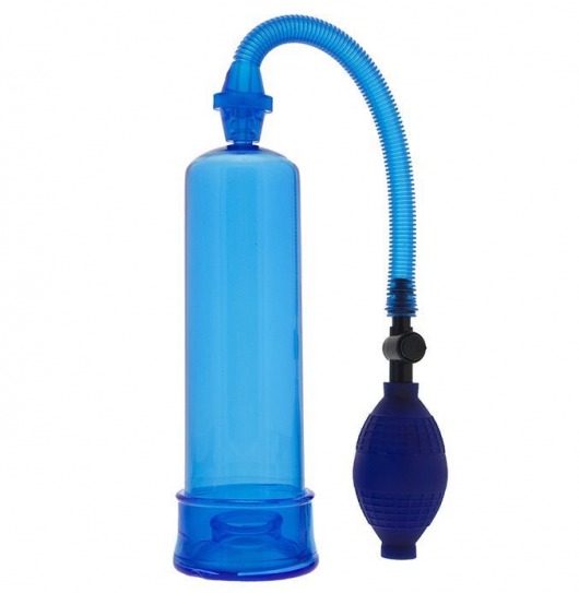 Синяя вакуумная помпа MENZSTUFF PENIS ENLARGER - Dream Toys - в Абакане купить с доставкой