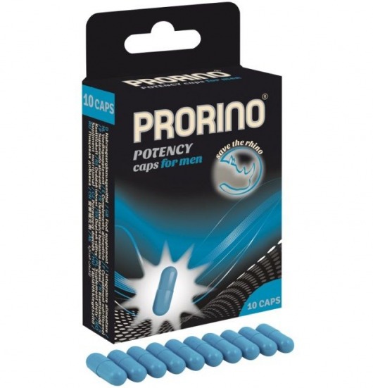 БАД для мужчин ero black line PRORINO Potency Caps for men - 10 капсул - Ero - купить с доставкой в Абакане