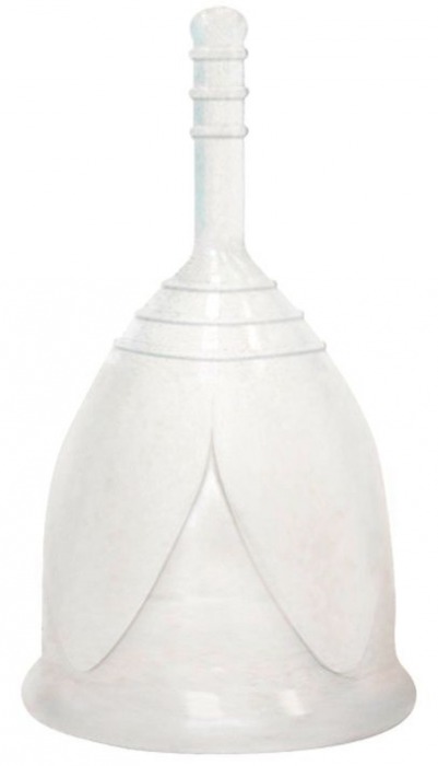 Белая менструальная чаша размера L - Тюльпан - купить с доставкой в Абакане