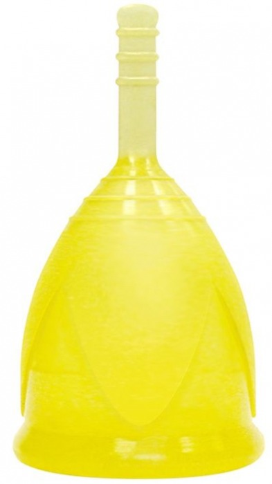 Желтая менструальная чаша размера L - Тюльпан - купить с доставкой в Абакане