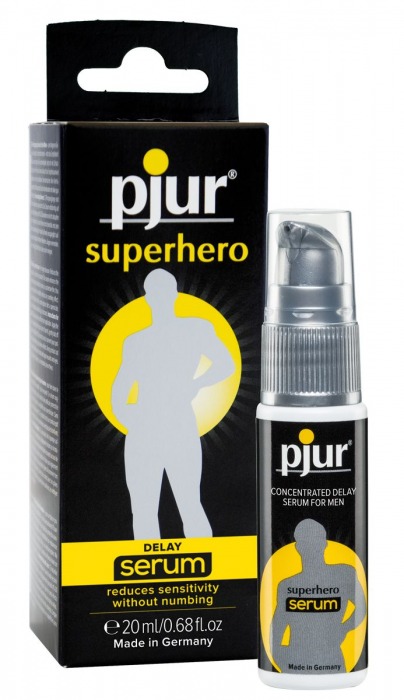 Сыворотка-пролонгатор pjur SUPERHERO Delay Serum - 20 мл. - Pjur - купить с доставкой в Абакане