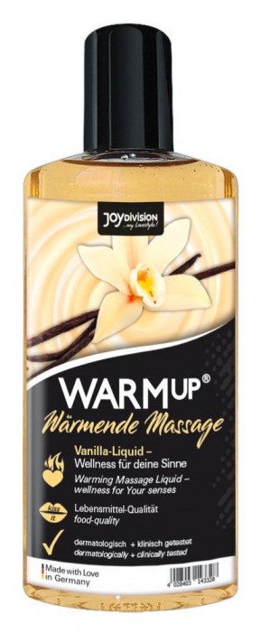 Массажное масло с ароматом ванили WARMup vanilla - 150 мл. - Joy Division - купить с доставкой в Абакане