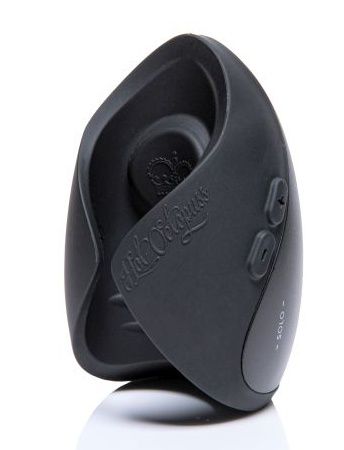 Черный инновационный мужской вибратор PULSE SOLO ESSENTIAL - Hot Octopuss - в Абакане купить с доставкой