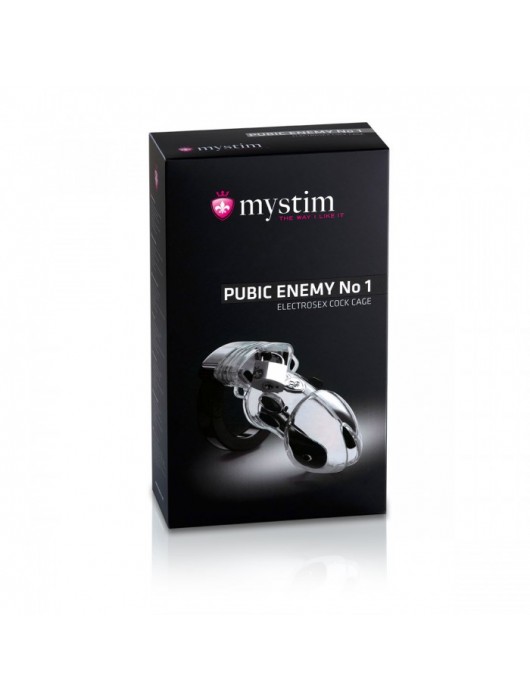 Пояс верности с электростимуляцией Pubic Enemy №1 - MyStim - купить с доставкой в Абакане