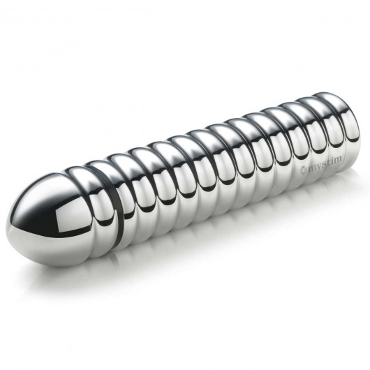 Рельефный фаллос для интенсивного электросекса Groovey George - 20 см. - MyStim - купить с доставкой в Абакане