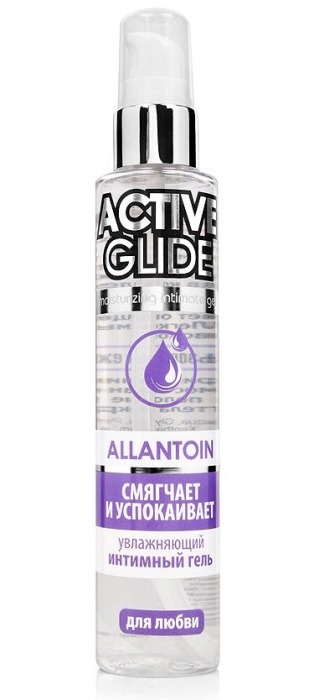 Увлажняющий интимный гель Active Glide Allantoin - 100 гр. - Биоритм - купить с доставкой в Абакане