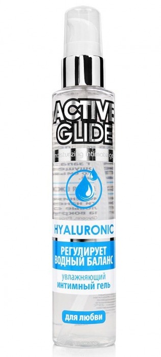 Увлажняющий интимный гель Active Glide Hyaluronic - 100 гр. - Биоритм - купить с доставкой в Абакане