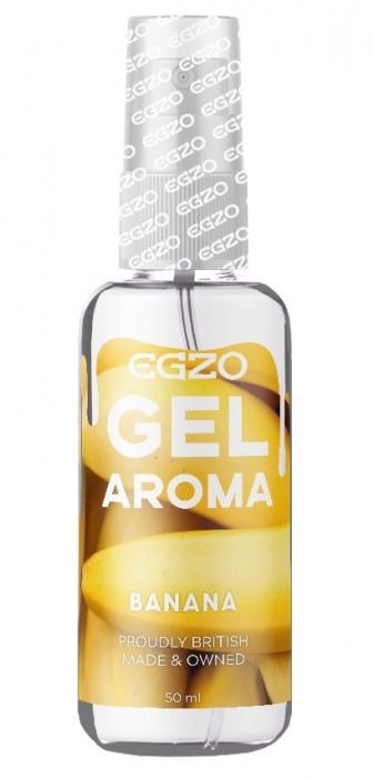 Интимный лубрикант EGZO AROMA с ароматом банана - 50 мл. - EGZO - купить с доставкой в Абакане