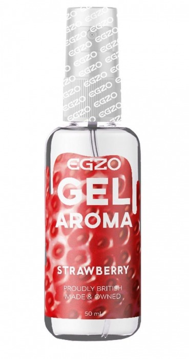 Интимный лубрикант EGZO AROMA с ароматом клубники - 50 мл. - EGZO - купить с доставкой в Абакане