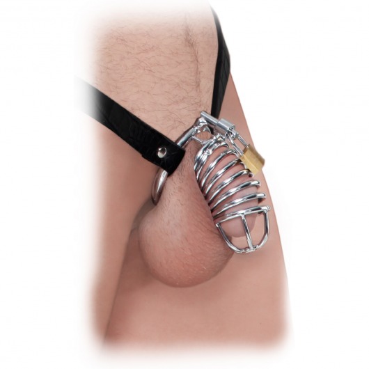 Кольцо верности Extreme Chastity Belt с фиксацией головки - Pipedream - купить с доставкой в Абакане